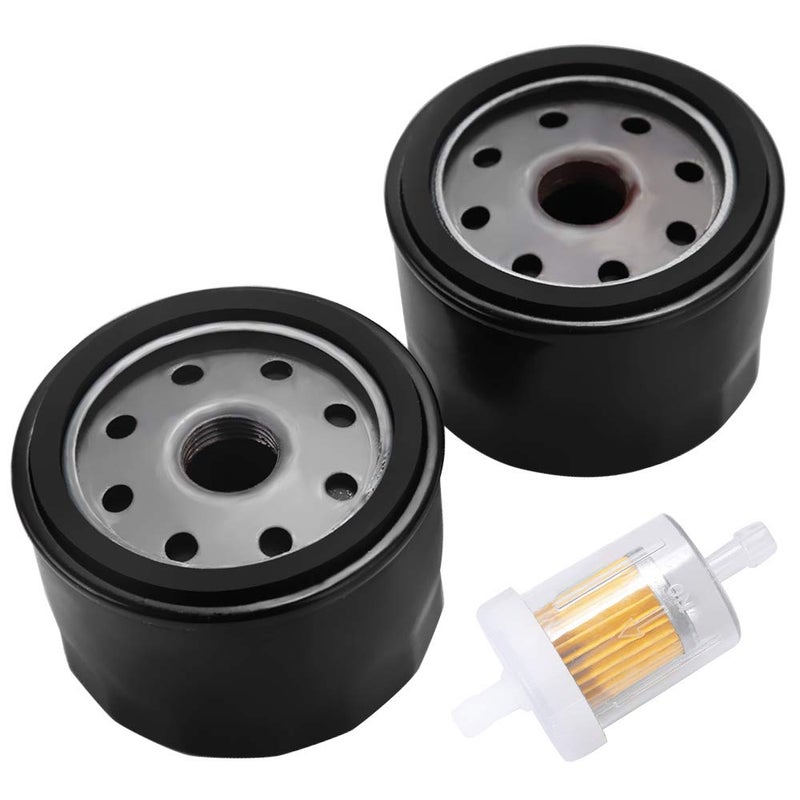 Anxingo 49065-7002 Oil Filter with Fuel Filter Replacement for Kawasaki FX600V FR691V FR730V FR651V FR541V FR600V FX600V FS730 FX600v FS451V FS481V FS691V FS651V 4 Cycle Engine Replace#49065-7007,49065-2057 - Image 1